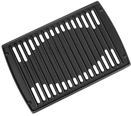 GFTIME Gusseisen Grillrost 38 x 24,6cm Ersatzteil für Enders Aurora Tischgrill-Serie, gussrost zubehör für Enders Aurora Modelle, langlebiger Grillrost aus Gusseisen, 1 Stück