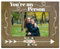 CREATCABIN Cornice Portafoto Best Friends You're My Person Cornice Portafoto in Legno Incisione A Forma Fiore Portafoto Commemorativo Tavolo Ricordo 4X6 Foto Regali Amicizia Appendere 16.8x21.8cm