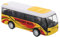 Toyvian Bus-modellauto Metalldruckguss-Konstruktion Reibungsbetriebenes Bus-spielset Für Kleinkinder