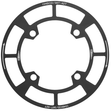 Morain Kettenrad-Kettenblattabdeckungen für Fahrräder, Kurbelgarniturschutz, Einzelgeschwindigkeitskettenblattabdeckungen, Fahrrad-Kettenblattabdeckungen