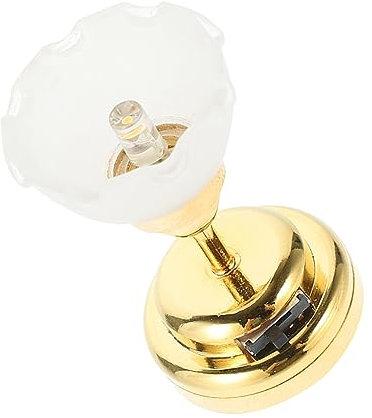 Garneck Blumenförmiger Deckenlichtmodell Modell Einer LED-Deckenleuchte LED-Lampe Miniatur-Ornamente Mini-Hausversorgung Zubehör für Puppenhäuser Miniaturen Lampe Plastik