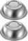 TOYANDONA 2Piezas Tapa de Cacerola de Inoxidable Tapa Cocina Resistente Limpiar Microondas y Asados