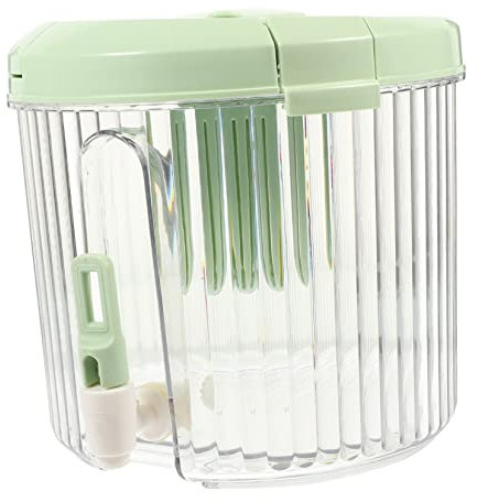 FUNNETOYU bouteille d'eau froide réservoir d'eau froide pouvez bec cruche lanceurs refrigerateur réfrigérateur carafe avec couvercle pour frigo récipient à jus de boisson récipients d'eau pp
