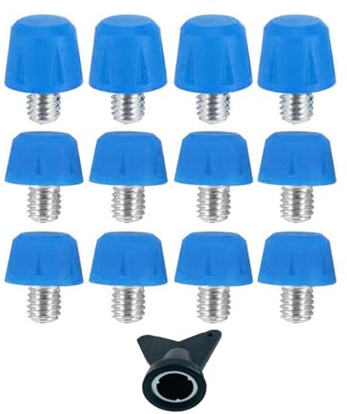Paquete de 12 Tacos de fútbol de Repuesto para Mujeres, Hombres, niños y niñas