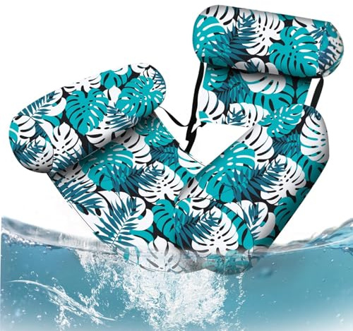 Dubbulon Aufblasbare Schwimminsel,Aufblasbarer Poolfloß Für Erwachsene | Wasserspielzeug Erwachsene Frauen Männer Schwimmen See Fluss Sommer Urlaub