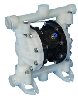 3/4 68L/min Druckluftbetriebene Doppelmembranpumpe – Optionale PP/Gummimembran for die industrielle Wasseraufbereitung(Teflon)