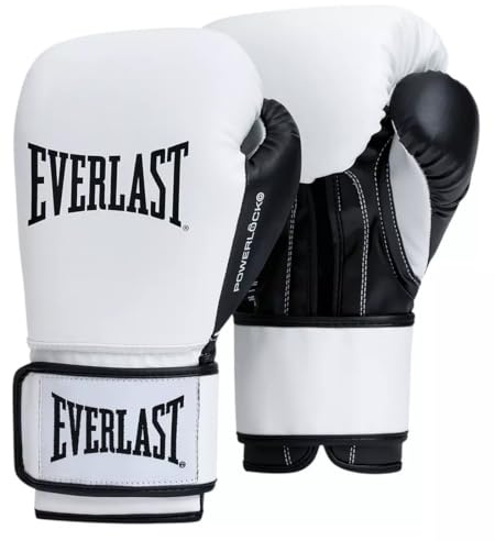 Everlast Powerlock OG & Powerlock 2R Boxhandschuhe, Trainingshandschuhe für Sandsack, Pratzen & Sparring, Klettverschluss, Advanced Foam Technologie, Ergonomischer Griff – Original Everlast Ausrüstung