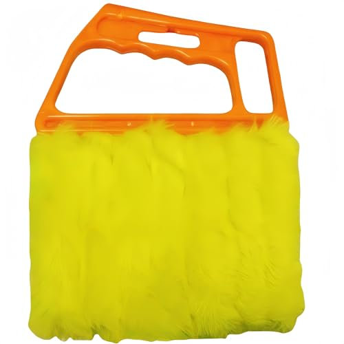 Herramienta limpiadora veneciana de 7 dedos para ventanas, mini cepillo para polvo para limpiar el polvo, cepillo veneciano para ventanas, aire acondicionado, limpiador de suciedad, herramienta para