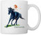 Spreadshirt Ostwind Mika und Ostwind beim Reiten Tasse, One size, Weiß