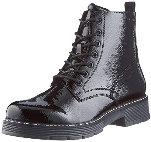 Tom Tailor Damen 9093501 Halblange Stiefel, Schwarz (Black), 37 EU