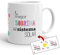 Kembilove Taza la Mejor Sobrina del Mundo – Taza con Mensaje La Mejor Sobrina del Sistema Solar – Regalo Hermana Original – Regalos Originales para cuñados – Tazas Originales