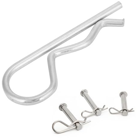 Halten von Splinten Feder Splint Haarnadel B Typ Splint Clips Splint für hydraulische Unterstützung(3.5 * 75mm (10pcs))