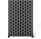 NeuType Balkon Sichtschutz, Sichtschutz Garten, Dekorative Zäune Sichtschutz mit Ständer, Paravent Outdoor, mit präzisem Laserschnitt, Metallmaterial, Schwarz, Quadra, 120 x 40 x 193cm, S073