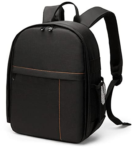 G-raphy Sac à Dos Appareil Photo Réflex Numérique Sac Photo DSLR Imperméable pour Caméra Ordinateur Portable Trépied Objectif (Gris)