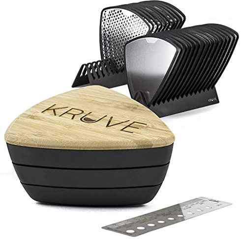 Kruve KVS2004Max-B Sifter with 25 2 Sieve stands-Silver-KVS2004Max-B, Stainless Steel