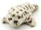 Uni-Toys - Seehund grau-gepunktet - 21 cm (Länge) - Plüsch-Robbe, Seehund - Plüschtier, Kuscheltier
