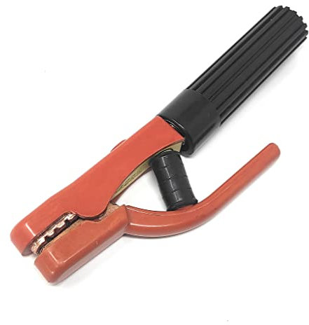 ELCAN Portaelettrodo 300A professionale per saldatura con elettrodo rivestito in MMA, morsetto per elettrodo da 300 amp resistente e di alta qualità per saldatrice