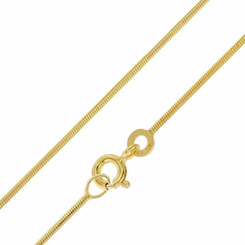 trendor Feine Schlangenkette Gold 333/8K Breite 0,9 mm 51860-40