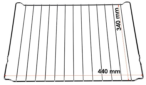 JCSPARES® - Griglia Centrale Ripiano Cromatica Graticola 440 x 340 mm per Forno Elettrico Compatibile Con Smeg