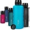 720°DGREE Water Bottle 2l “uberBottle“ softTouch +Sieve - BPA-Free, Leakproof, Reusable Drinking Bottle - XXL Sports Bottle for all Day Hydration, Gym, Fitness, Office, University, Hiking, Travel