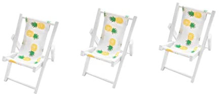 3 Stücke Stuhl Zubehör Pflanzen Dekor Esszimmer Dekor Für Tisch Stuhl Szene Modell Kinder So Ob Spiel Spielzeug Handyhalter Liegestuhl Schmuck Mini Strandstuhl