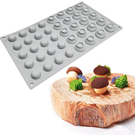 Moule à Gâteau en Silicone, Moules à Fondant Silicone Brindilles Coquillage Galets Champignons Cacahuètes, Moule à Caramel Moules Décoratifs pour Moule à Gâteau, Fabrication de Pudding à La Gelée