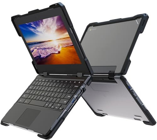 UZBL Case for Acer Chromebook Spin 511 (R756T) 11.6, Clear Rugged Protective Hard Shell Case Cover, Classroom and Student-Proof Protection