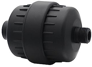 SOLVEX 15-stufiger Duschfilter – Duschkopffilter – Hartwasserfilter – entfernt Chlor, Schwermetalle und Sedimente – Vitamin C Wasserenthärter – reduziert trockene juckende Haut, SP-50090-N (schwarz)