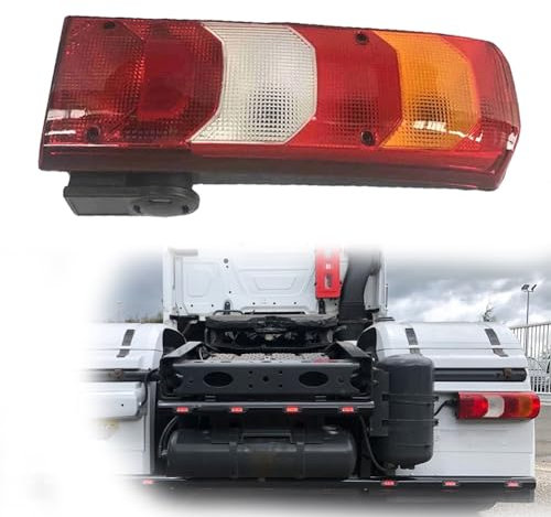 TXBZQKJ LKW Rücklicht Heckleuchte für Actros MP4 MP5 24V Auto Linke/Rechte Rückleuchten Rücklichter Hinten Ersatz, Mit Kennzeichenlicht-Summer,Right-Ⅰ