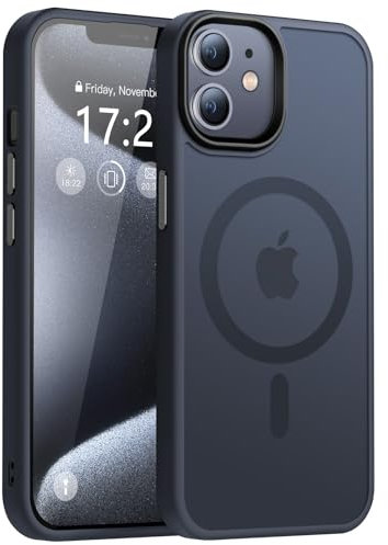 Simply Speakers Magnetisch Handyhülle für iPhone 11 Hülle Kompatibel mit MagSafe, Antikratzer, Anti-Schock, Anti-Rutsch Schutzhülle, Unterstützt kabelloses Laden,Anti-Fingerabdruck Fallschutz hülle
