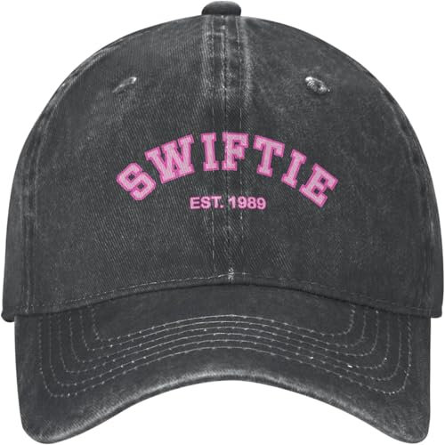 HEBUOUI Herren Basecap aus Reiner Baumwolle und atmungsaktiv Swift Hat Tour Basecap Concert Swift Concert Trucker Verstellbare Snapback Mütze Unisex Outdoor Geschenk