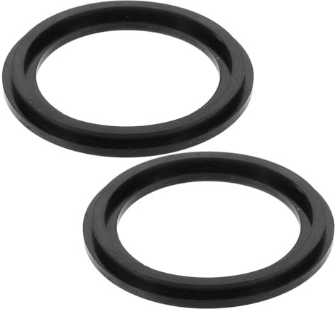 SOLUSTRE 2 Pièces Joint En Caoutchouc Pour Poteau De Piscine Rondelles De Robinet Cafetière Mastic D'étanchéité Joint De Piston De Piscine D'étanchéité Rouleau De Porte Moustiquaire Black