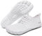 Racqua Wasserschuhe Damen Badeschuhe Herren Leichtgewichtige Aqua-Schuhe Schnelltrocknende Atmungsaktive Badeschuhe Strand Barfuß Outdoor für Frauen Weiß EU39