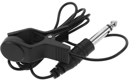 SECFOU Clip Pickup Microphone for Acoustic Guitar Soundproofreader Preamp Tuner for Violin Mandolin Classical Guitar Musical Instruments