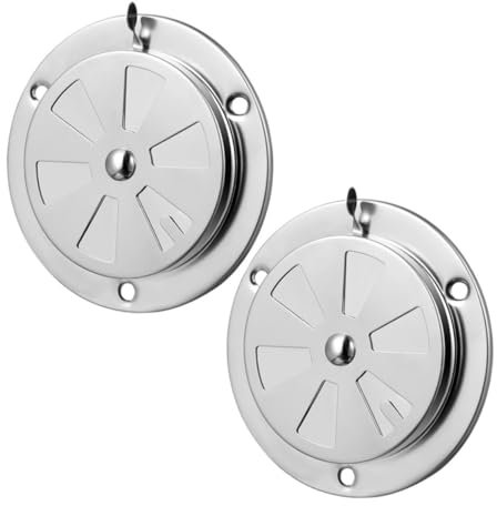 POPETPOP 2stücke Lüftungsabdeckung Für Klimaanlage Grill Feuerstelle Trockner Aus Edelstahl Effektive Rauchentfernung Stilvolles Design Langlebige Konstruktion Einfache Installation