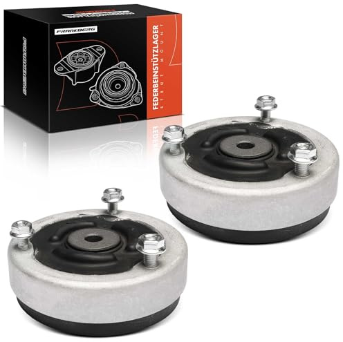 Frankberg Domlager/fjäderbenslager med 5-serien E60 2005–2009 6-serien E63 7-serien E65 E66 E67 sockel montering bakre vänster och höger uppsättning med 2 delar ersättning # 33526779611