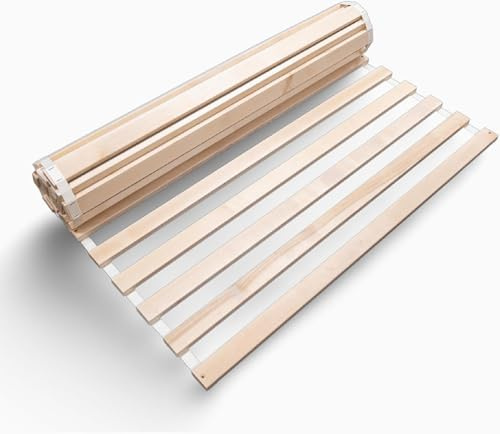 ESTADESIGN Standard Rollrost – Lattenrost 200x200cm fertig montiert I 100% nachhaltiges Birkenholz I FSC®-Zertifiziert I Für zuverlässige Stabilität und täglichen Komfort I Tragkraft bis 500 kg