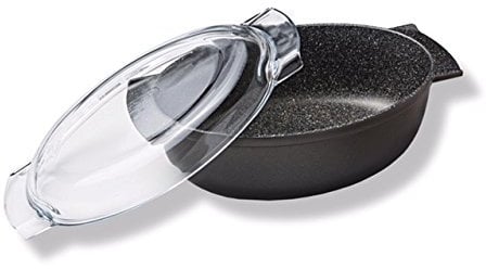 Risoli Casserole granit avec revêtement Hard Stone ovale C/C Pyrex, 36 x 24 cm