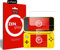 nandu I ZenGlass Film en Verre Flexible Compatible avec Nintendo 2DS XL I Film de Protection écran 9H
