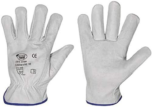 HandschuhMan. 12 Paar Arbeitshandschuhe aus weichem Rindleder Fahrerhandschuhe von StrongHand Gr. 8-12 (11/XXL)