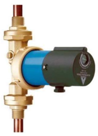 Thermador - Pompes bouclage eau chaude - Circulateur bouclage sanitaire VORTEX (sans horloge) avec thermostat réglable, vanne et clapet - Mâle 1/2 (15/21) -