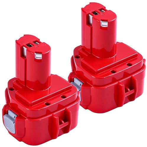 2X PA12 Sostituzione per Makita 12V 3.0Ah Batteria sostitutiva 1220 1222 1233 1200 1234 1235 1235B 1235F 1235A 192696-2 192698-8 192598-2 192681-5 192698-A 193138-9 193157-5 utensile a batteria
