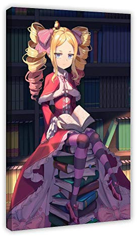 Leinwandbild, Anime Beatrice Re Life in A Different World from Zero 4, 50 x 75 cm, Rahmen