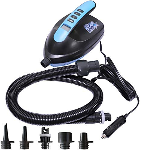 SkinStar High Pressure 12V SUP Pumpe/Stand Up Paddelboard Pumpe, SUP Luftpumpe- SUP Pump, 16 PSI