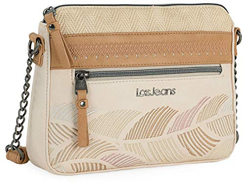 Lois - Damen Umhängetasche Mittelgroß, Beige