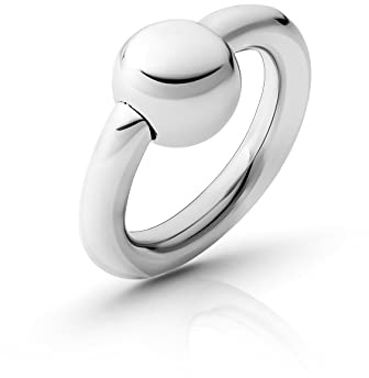 Mens-Shop24 Premium Edelstahl Cockring aus medizinischem Edelstahl Penisring Intimschmuck Eichelring Eichel-Schmuck mit Kugel Erotik-Schmuck für Männer (MS24_481) (Ø: 25 mm)
