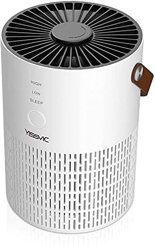YISSVIC Purificatore d'Aria, Filtro HEPA H13, 30m², Depuratore Aria 28dB Funzione Aromaterapia Modalità Notte,Rimuove 99.97% di Allergen,K1