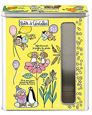 DLP Boîte métal céréales Ras le bol - Derrière la porte