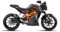 Dekor (Aufkleber) für KTM Duke 125/390 2011-2016 (Orange)