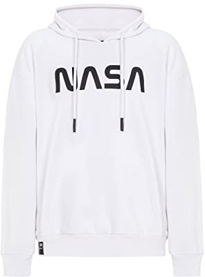 Redbridge NASA Hoodie Sweatshirt Kapuzenpullover Weiß Gr L